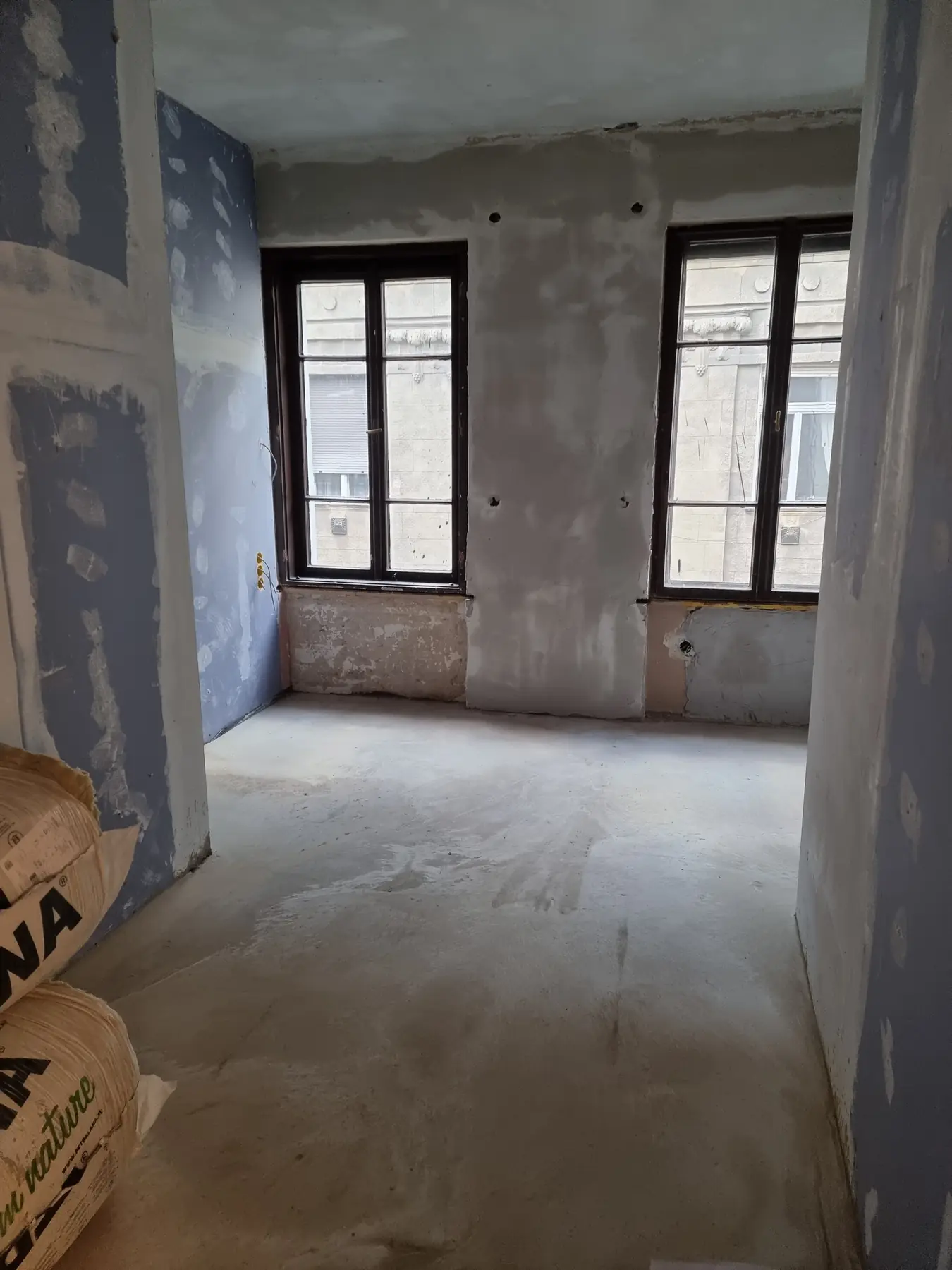 Chambre pendant les travaux